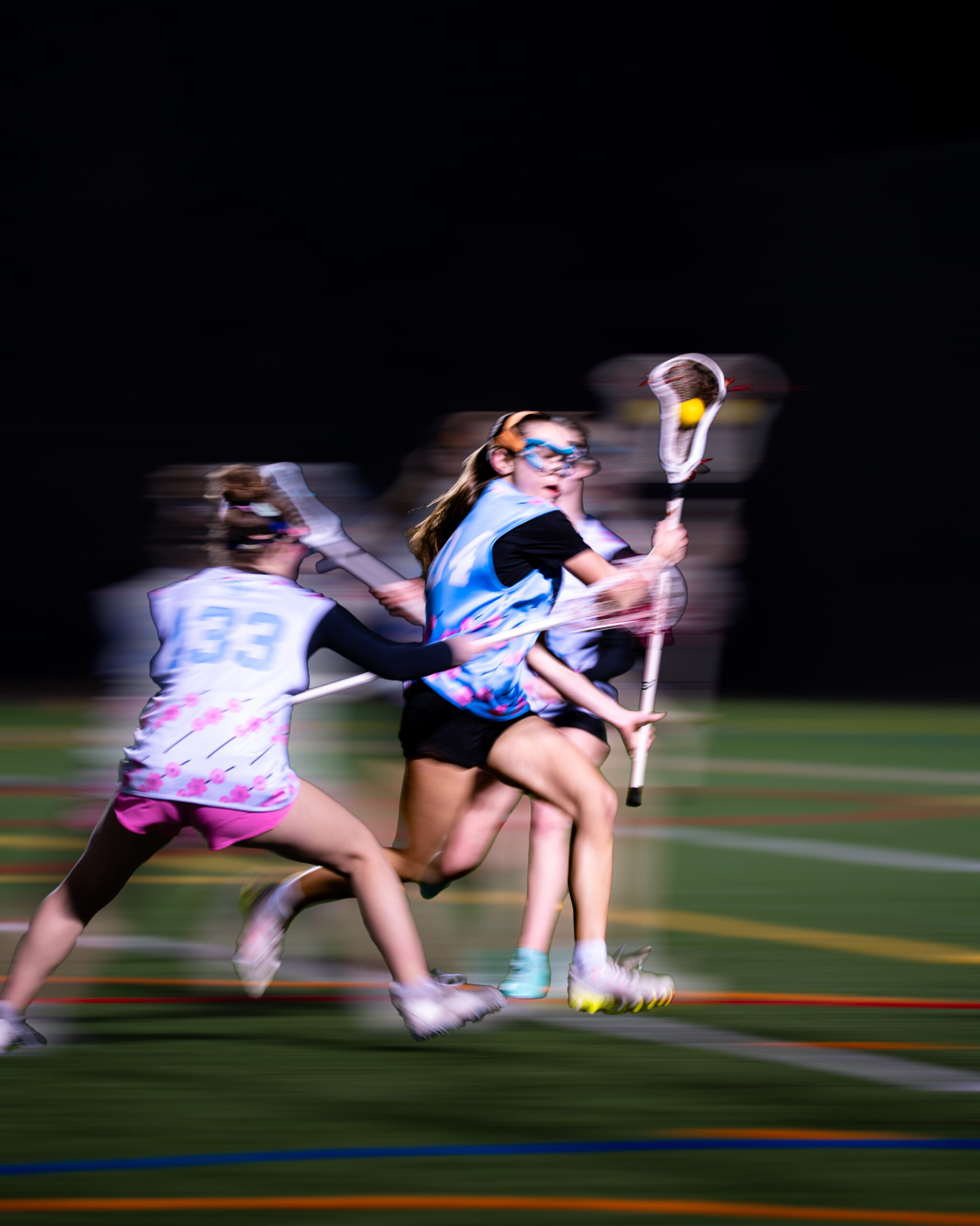 National Sixes lacrosse action